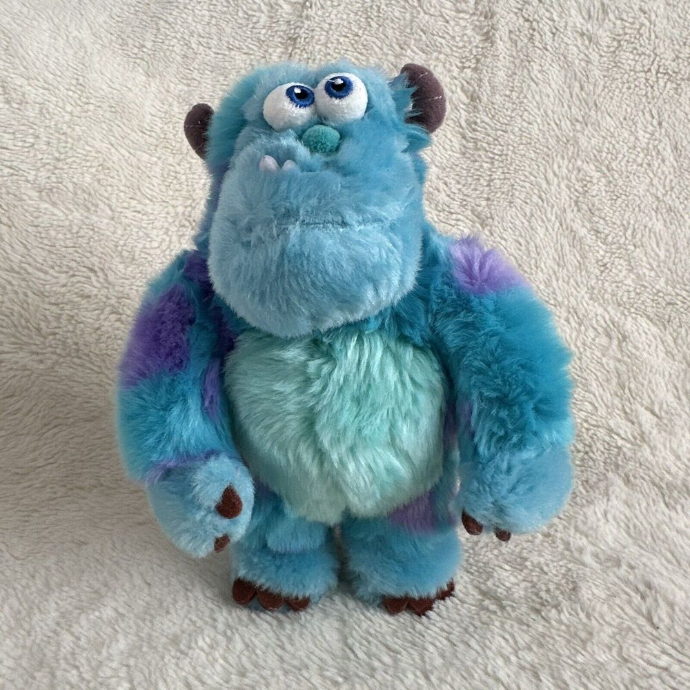 Disney Parks Monsters Inc 8" Sully Fuzzy Plush Stuffed Animal
